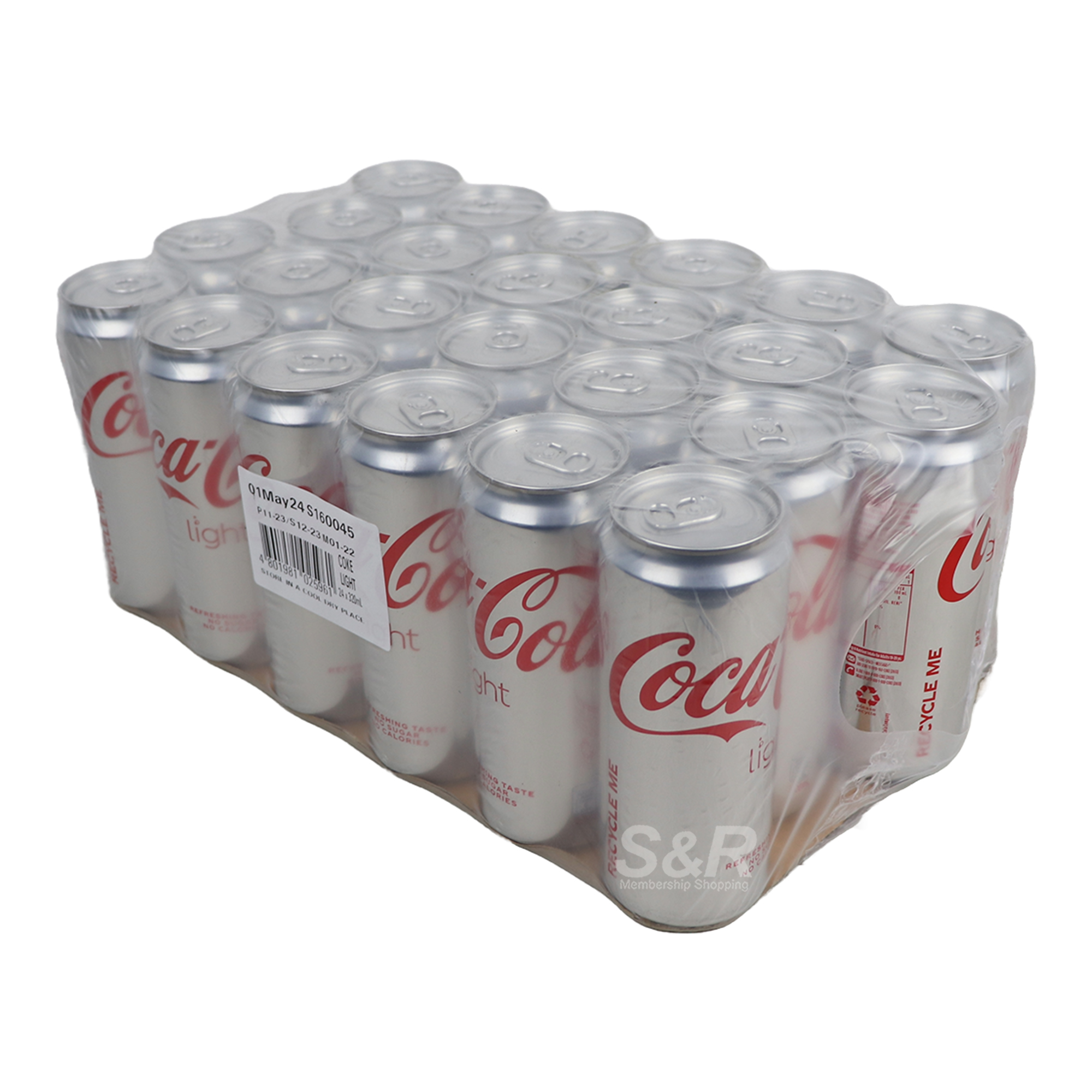 Coke Light 24 cans